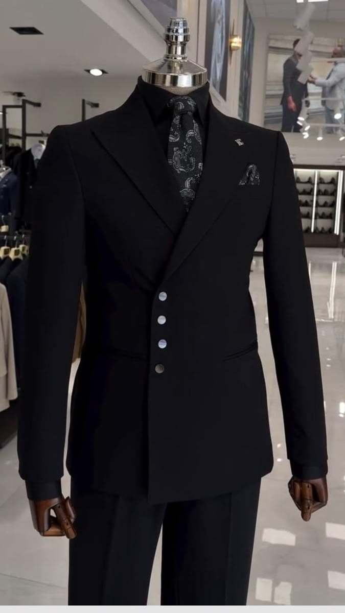 Black modern suit